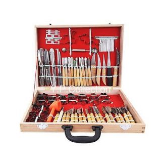 PRO Brand New 80pcs Vegetable Fruit Carving Tools Chisels STOCK IN US