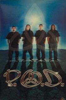 NEW P.O.D. POD Payable On Death 2001 Poster 22x34 Music Rock Pop