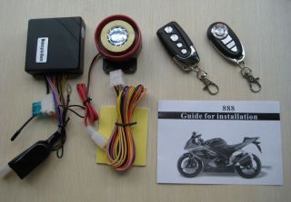 Motorcycle Security Alarm System Remote Control Engine Start