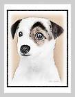 Jack Russell Terrier Dog Blank Note Greeting Cards