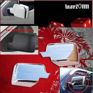 04 08 Ford F150 Pickup Truck Chrome Door Mirror Covers 05 06 07 (Fits 