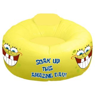 93632 Big Bob Smile Inflatable Spongebob Squarepants Chair & Pump by 