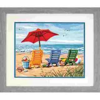 BEACH CHAIR TRIO Paint by Number Kit