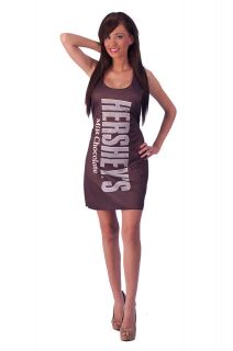 Hersheys Milk Chocolate Bar Costume Adult Tank Dress *New*