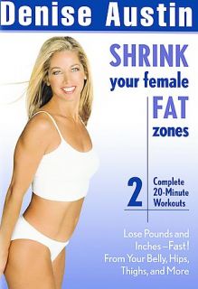 Denise Austin   Shrink Your Female Fat Zones DVD, 2003