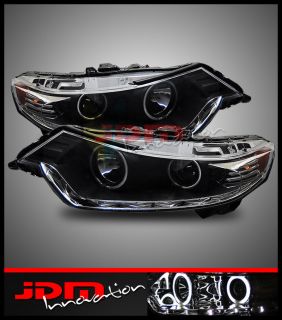 09 11 Acura TSX CCFL Halo Rings Projector LED Headlights Lamps JDM 