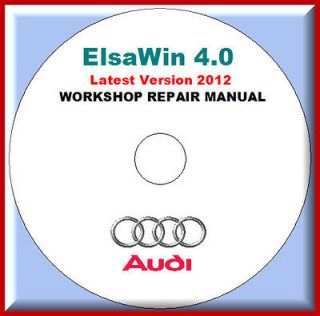 AUDI TT S3 S4 S5 RS3 RS4 RS5 R8 Q7 REPAIR MANUAL ELSAWIN v4.0 2012 