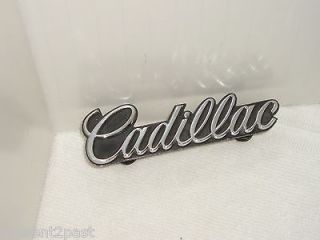 Cadillac grille Emblem script Exterior trim Badge Steel Seville 