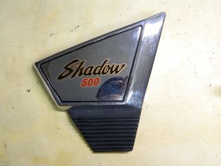83 Honda VT 500 C VT500 Shadow right side cover panel