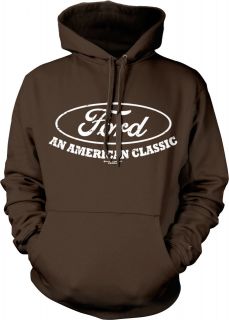 Ford An American Classic Sweatshirt Hoodie Motor Company Car Mustang 