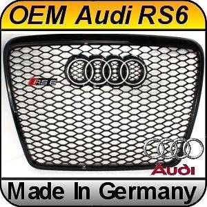 OEM Audi RS6 Grill Race Grille A6 S6 C6 (04 10) Black