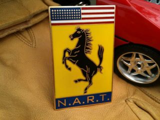 NART American Ferrari badge emblem 250 275 330 Testarossa 430 