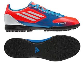 New Adidas Sport Mens F5 TRX TF Blue White Soccer Turf Shoes Football 
