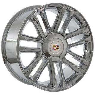 22 inch Cadillac Escalade platinum chrome wheels rims