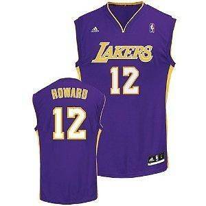 NBA Los Angeles Lakers Dwight Howard Youth Revolution 30 Road Jersey 