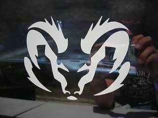 Dodge Ram head vinyl decal / sticker 7 inch your choice color