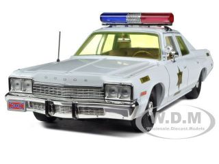 1974 DODGE MONACO ROSCO PATROL POLICE CAR 1/18 THE DUKES OF HAZZARD 