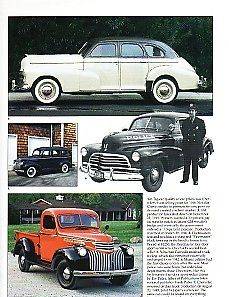 1946 Chevy + Pickup Truck Article   Must See + Police Car + Suburban 