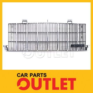   TOWN CAR FRONT INNER GRILLE PANEL CHROME TRIM PAINTED BLACK INSERT