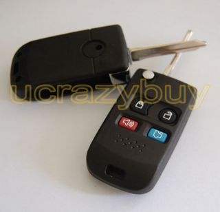   REMOTE KEY FOB CASE SHELL + PAD Modified FORD Key (Fits Ford Fusion