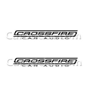 Crossfire Car Audio /B vinyl sticker decal