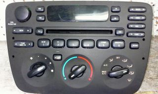 01 FORD TAURUS AM/FM RADIO CD STEREO AUDIO PLAYER CLIMATE CONTROL 