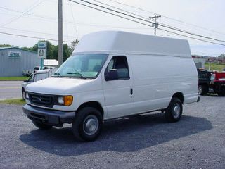2006 FORD E350 EXTENDED CARGO VAN 25K ACT.MI. COMMERCIAL HIGH TOP 