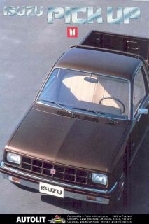 1984 Isuzu Pickup Truck Brochure German