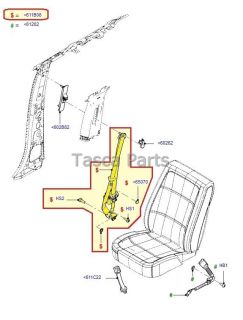   SEAT BELT 2013 FORD FLEX LINCOLN MKT #DA8Z 74611B08​ AB (Fits Flex