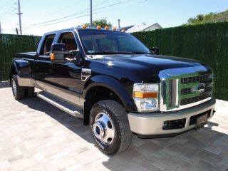 Ford  F 350 1 Owner 4x4 08 F350 KING RANCH DUALLY DIESEL 4X4 4WD 