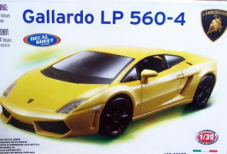 LAMBORGHINI GALLARDO LP 560 4 DIE CAST MODEL CAR KIT by BURAGO   SCALE 