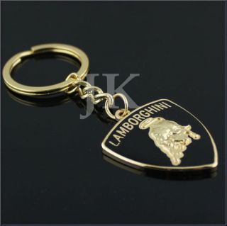 Lamborghini car/auto logo keyring metal key chain/keychain keyfobs
