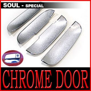 08 10 Kia Soul Chrome Door Handle Under Base Cover 4pc Kit