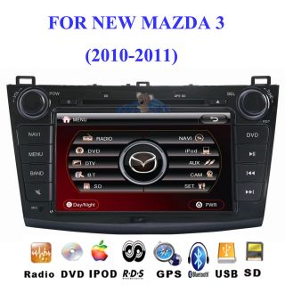 HD Car DVD player for New Mazda3 2010 2012 GPS Navi Autoradio 