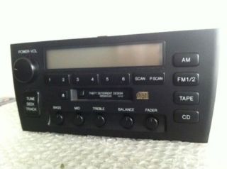 LEXUS ES300 RADIO STEREO TAPE PLAYER PIONEER NEW LCD REMANUFACTURED 