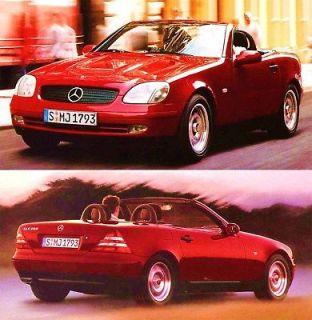 1997 MERCEDES SLK BROCHURE SLK 200 SLK 230 KOMP GERMAN