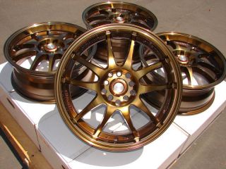 16 Bronze Effect Wheels Rims 5 lugs Scion TC Xd Forester Impreza 