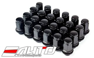 24x Toyota OEM Wheel Mag 48mm Extended Black Lug Nuts 12x1.5 M12 P1.5 