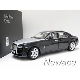 Rolls Royce Ghost SWB LHD Darkest Tungten with silver bonnet KYOSHO 