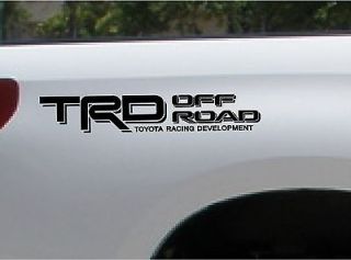 New Black TRD Tundra Tacoma bedside decals stickers baja 4x4 off road 