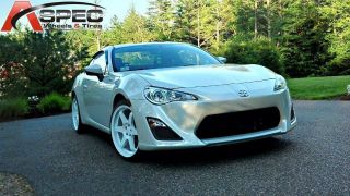 18X8.5 VARRSTOEN ES221 WHEELS 5X100 RIM +45 WHITE FITS SCION FR S 2013