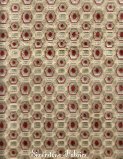 Koplavitch & Zimmer Silk Epingle Velvet Upholstery Fabric $3,600 