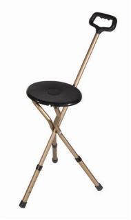   Adjustable Height Cane Seat, Lightweight, Sturdy Cane & Seat