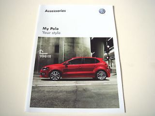 Volkswagen . Polo . My Polo Accessories . 2012 Sales Brochure