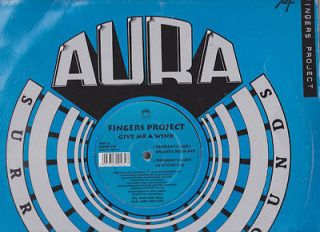 AURA Surround Sounds Records 12 EP Fingers Project GIVE ME A WINK U 