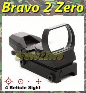   Style 33mm Red Green 4 Reticle Holographic Sight for Airsoft Hunting