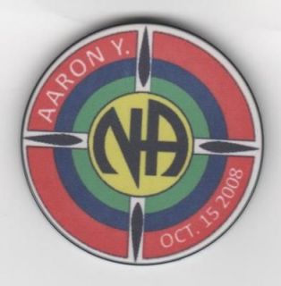 Custom Sobriety Chip   Narcotics Anonymous Friends of Bill W   1 1/2 