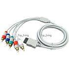 Component HD HDTV AV Adapter Cable Audio Video 5  RCA For Nintendo 