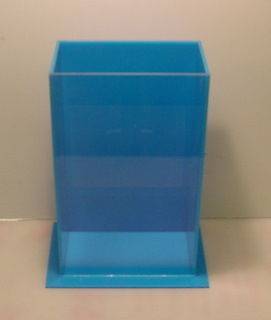LIGHT BLUE ACRYLIC TANK FOR TAKING PICTURES OF TROPICAL FISH
