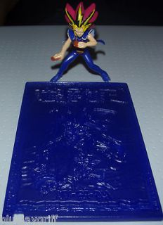 Yu Gi Oh figure of Yami Yugi with blue holo tile new only used for 